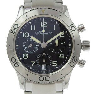 Breguet Transatlantic type XX Watches 3820ST cal.582 blackDial Stainless Steel